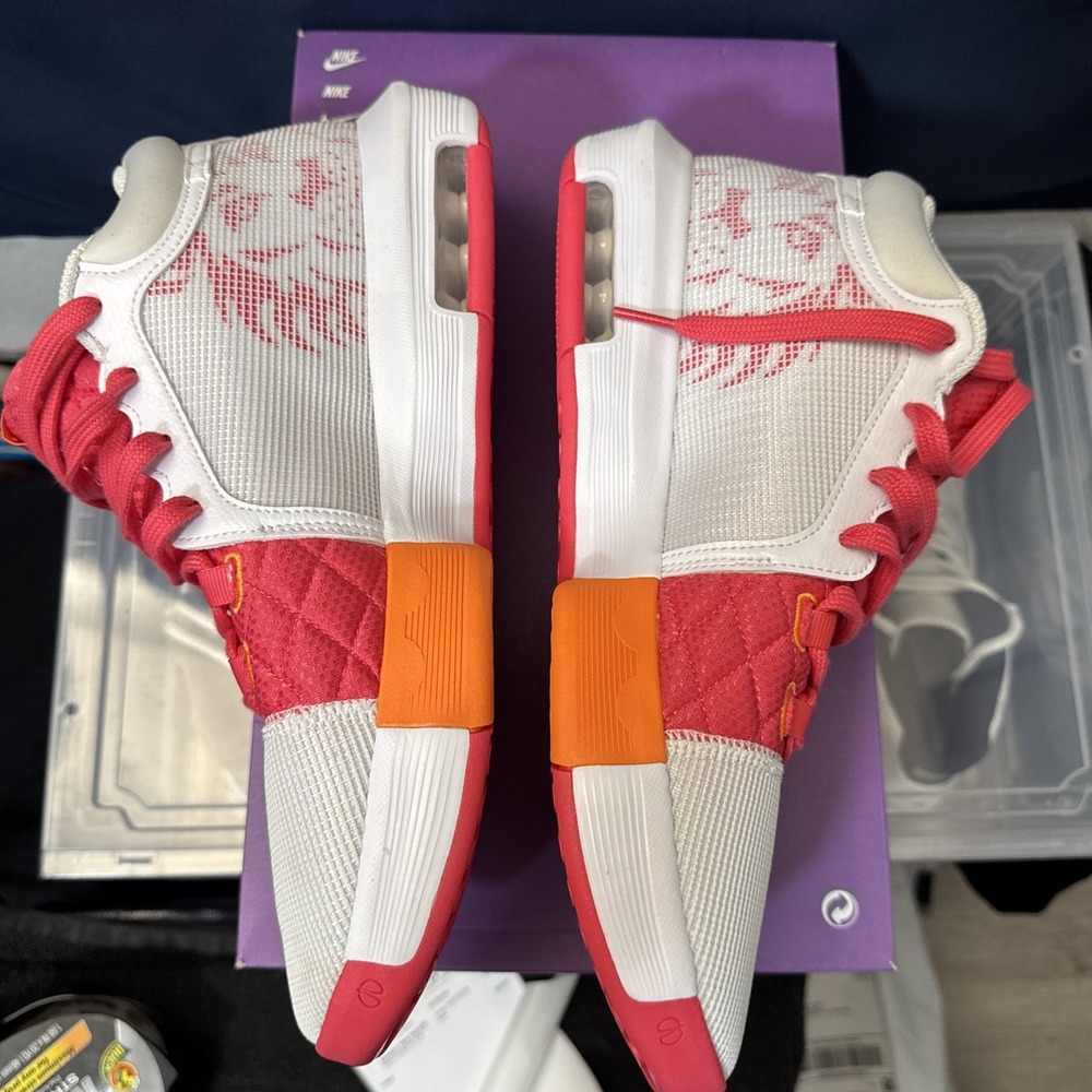 Nike Lebron Witness 8 Dunkin Donuts Edition Men 11.5 Basketball Shoe Fb2239-104 View 2